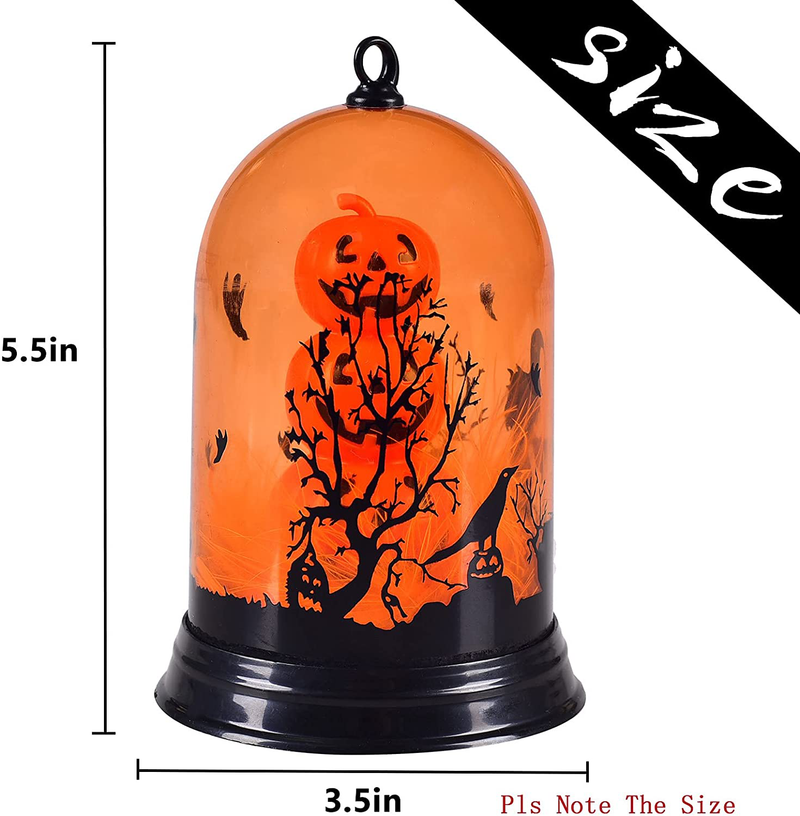 FLAGMESAGE Halloween Decorations Lights, Vintage Pumpkin Lamp Shade Battery Operated, Small Lantern, Orange Halloween Pumpkin Lights for Holiday Party Home Decor, Party Atmosphere Arts & Entertainment > Party & Celebration > Party Supplies FLAGMESAGE   