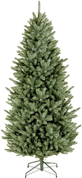 National Tree Company Artificial Christmas Tree Includes Stand | Fraser Fir Slim-7 ft Home & Garden > Decor > Seasonal & Holiday Decorations > Christmas Tree Stands National Tree Company Green 7 ft 