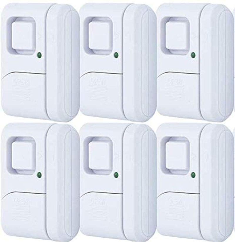 GE Personal Security Window/Door, 4-Pack, DIY Protection, Burglar Alert, Wireless, Chime/Alarm, Easy Installation, Ideal for Home, Garage, Apartment, Dorm, RV and Office, 45174, 4 Home & Garden > Business & Home Security > Home Alarm Systems GE Alarm 6 Pack 