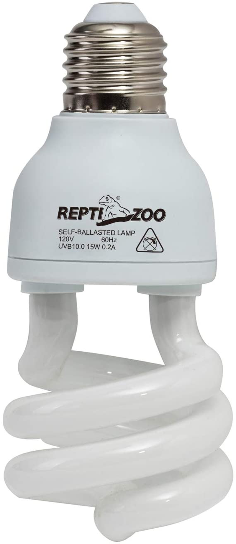 REPTIZOO Energy Saving Lamps UVB Bulb,Spiral Compact 15 Watts UVB 10.0 Reptile Light Bulb Fit for Desert Type Reptile/Snake/Lizard/Insect/Leopard Tortoise Animals & Pet Supplies > Pet Supplies > Reptile & Amphibian Supplies > Reptile & Amphibian Habitat Heating & Lighting REPTIZOO 15 Watts  