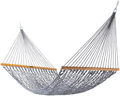 Original Pawleys Island 13DCOT Large Oatmeal DuraCord Rope Hammock with Free Extension Chains & Tree Hooks, Handcrafted in The USA, Accommodates 2 People, 450 LB Weight Capacity, 13 ft. x 55 in. Home & Garden > Lawn & Garden > Outdoor Living > Hammocks Original Pawleys Island Navy Oatmeal Heirloom Tweed  