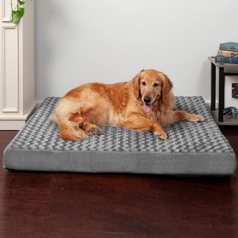 Furhaven Orthopedic, Cooling Gel, and Memory Foam Pet Beds for Small, Medium, and Large Dogs and Cats - Traditional Dog Bed Mattress and More