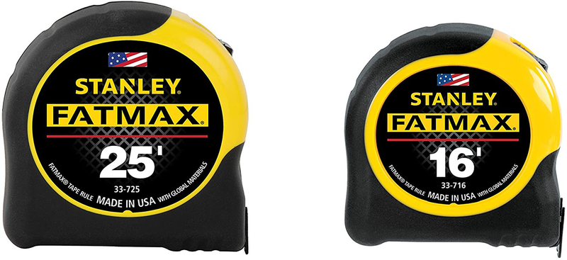 STANLEY FATMAX Tape Measure, 35-Foot (33-735) Hardware > Tools > Measuring Tools & Sensors Stanley Tape Measurer (25' & 16')  
