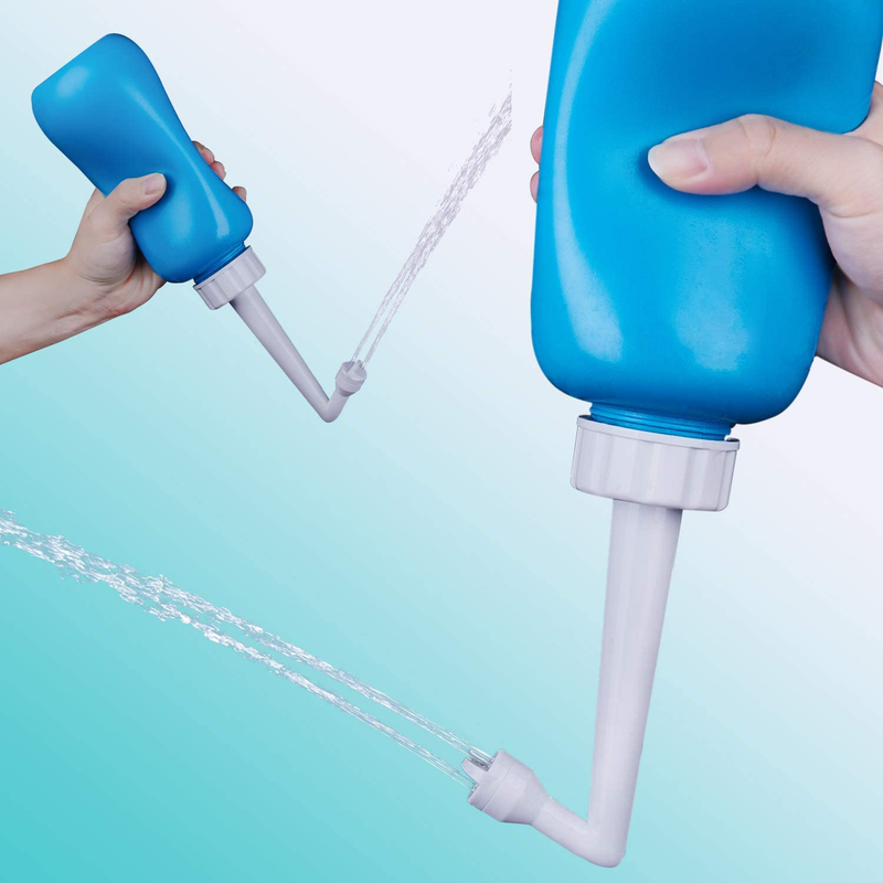 In My Bathroom | BUTT BUDDY Go - Portable Handheld Bidet & Fresh Water Bottle Sprayer (Perfect for Home, Travel, Outdoors | Retractable Nozzle, Soft-Squeeze Plastic, Large Volume | Carry Bag Included) Sporting Goods > Outdoor Recreation > Camping & Hiking > Portable Toilets & Showers In My Bathroom   