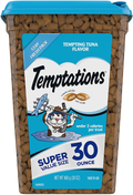 TEMPTATIONS Classic Crunchy and Soft Cat Treats, 30 oz. Animals & Pet Supplies > Pet Supplies > Cat Supplies > Cat Litter Temptations Tuna  