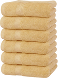 Utopia Towels Premium Grey Hand Towels - 100% Combed Ring Spun Cotton, Ultra Soft and Highly Absorbent, 600 GSM Extra Large Hand Towels 16 x 28 inches, Hotel & Spa Quality Hand Towels (6-Pack) Home & Garden > Linens & Bedding > Towels Utopia Towels Beige  