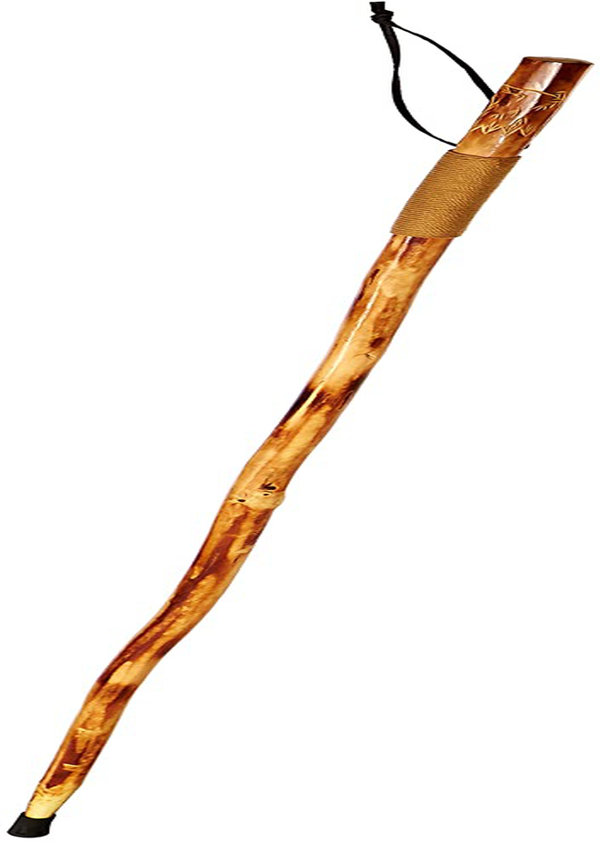 SE Survivor Series Hand Carved Wolf Hiking Stick, 55" - WS626-55RW Sporting Goods > Outdoor Recreation > Camping & Hiking > Hiking Poles Sona Enterprises   