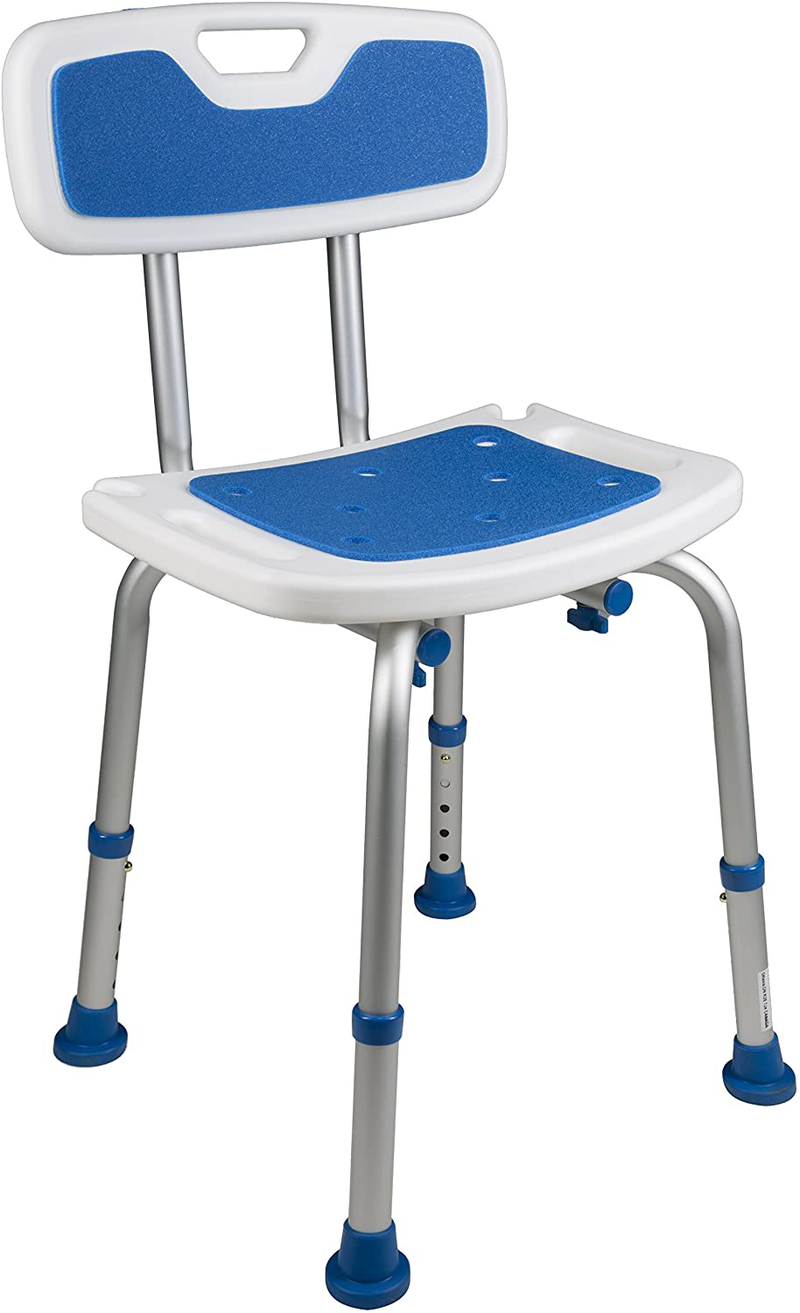 PCP Bathroom Bench Shower Chair Safety Seat, Adjustable Grip Traction, Portable Medical Senior Aid, Foam Padded Sporting Goods > Outdoor Recreation > Camping & Hiking > Portable Toilets & Showers PCP Bench  