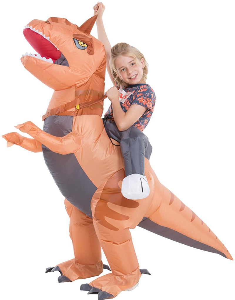 Hsctek Inflatable Ride on Dinosaur Costume for Kids Boys Girls Apparel & Accessories > Costumes & Accessories > Costumes HSCTEK   