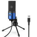 USB Microphone,FIFINE Metal Condenser Recording Microphone for Laptop MAC or Windows Cardioid Studio Recording Vocals, Voice Overs,Streaming Broadcast and YouTube Videos-K669B Electronics > Audio > Audio Components > Microphones FIFINE Blue  