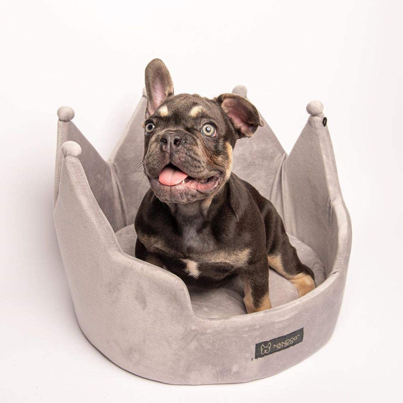 NANDOG PET Gear Crown Dog and Cat Bed Collection for Small Breeds - Made of Ultra Soft Micro-Plush Material Animals & Pet Supplies > Pet Supplies > Dog Supplies > Dog Beds NANDOG   