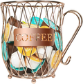 K Cup Holder with Stickers, Large Capacity Coffee Capsule Organizer, 50 k cup storage organizer, Kcups Pod Organizer for Coffee Bar Accessories&Decor, Coffee Pod Storage Holder for Counter Home & Garden > Decor > Seasonal & Holiday Decorations Stegodon Rose Gold  