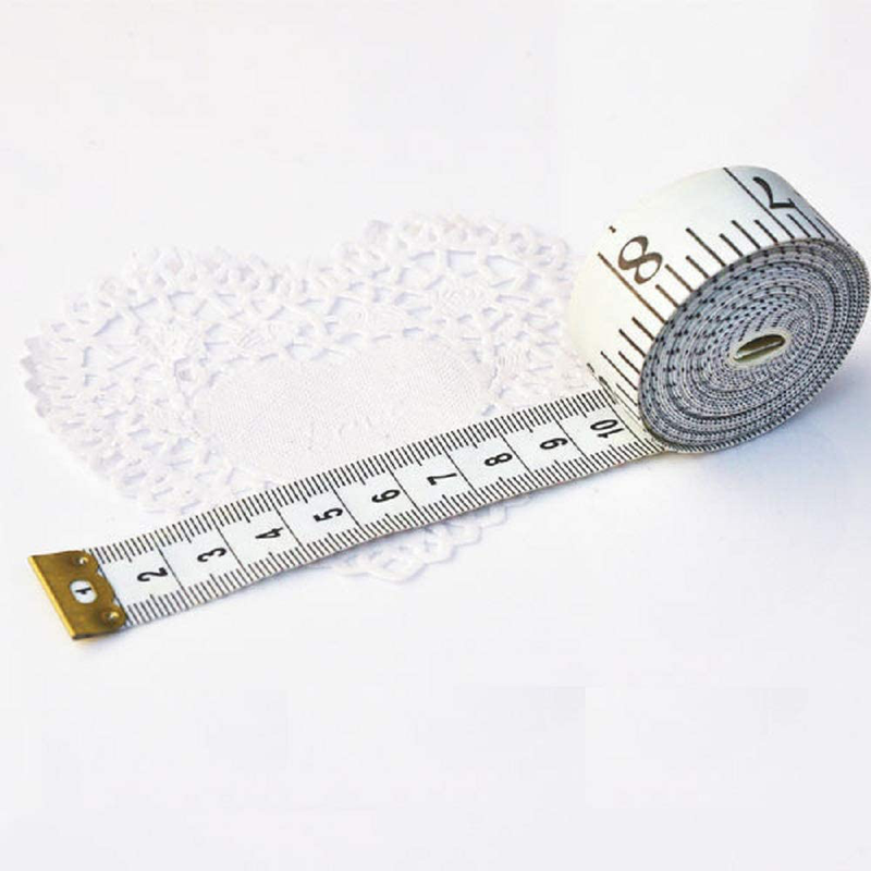 Soft Tape Measure Double Scale Body Sewing Flexible Ruler for Weight Loss Medical Body Measurement Sewing Tailor Craft Vinyl Ruler, Has Centimetre Scale on Reverse Side 60-inch（White） Hardware > Tools > Measuring Tools & Sensors STOTS   