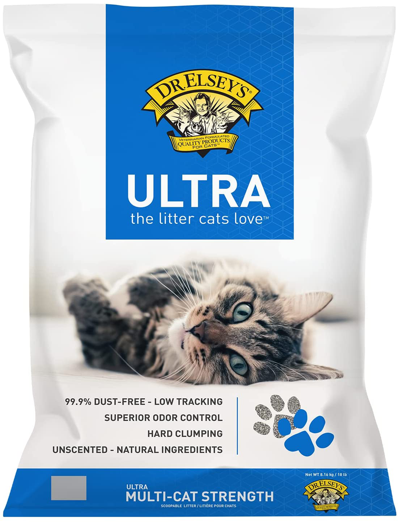 Dr. Elsey's Precious Cat Ultra Cat Litter, 18 pound bag