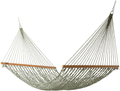 Hatteras Hammocks DC-11OT Small Oatmeal Duracord Rope Hammock with Free Extension Chains & Tree Hooks, Handcrafted in The USA, Accommodates 1 Person, 450 LB Weight Capacity, 11 ft. x 45 in. Home & Garden > Lawn & Garden > Outdoor Living > Hammocks Hatteras Hammocks Green Oatmeal Heirloom Tweed  