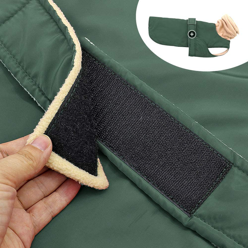 Didog Waterproof Dog Winter Jacket with Turtleneck Scarf,Pets Cold Weather Coats with Soft Warm Fleece Lining,Windproof Snowsuit Outdoor Apparel for Medium Large Dogs Animals & Pet Supplies > Pet Supplies > Dog Supplies > Dog Apparel Didog   