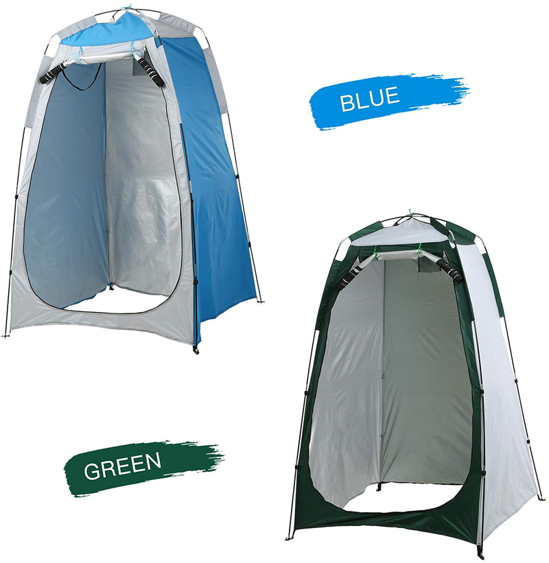 Privacy Shelter Tent Portable Outdoor Camping Beach Shower Toilet Changing Tent Sun Rain Shelter with Window Sporting Goods > Outdoor Recreation > Camping & Hiking > Portable Toilets & Showers Outbool   