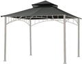 Eurmax 10FT x 10FT Double Tiered Gazebo Replacement Canopy Roof Top（Navy Blue） Home & Garden > Lawn & Garden > Outdoor Living > Outdoor Structures > Canopies & Gazebos Eurmax Gray  