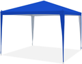 OUTDOOR WIND 10'x10' Canopy Tent Outdoor Portable Gazebo Canopy Shade Tent Wedding Party Tent Camping Shelter Gazebos with Carrying Bag(White) Home & Garden > Lawn & Garden > Outdoor Living > Outdoor Structures > Canopies & Gazebos OUTDOOR WIND Royal Blue  