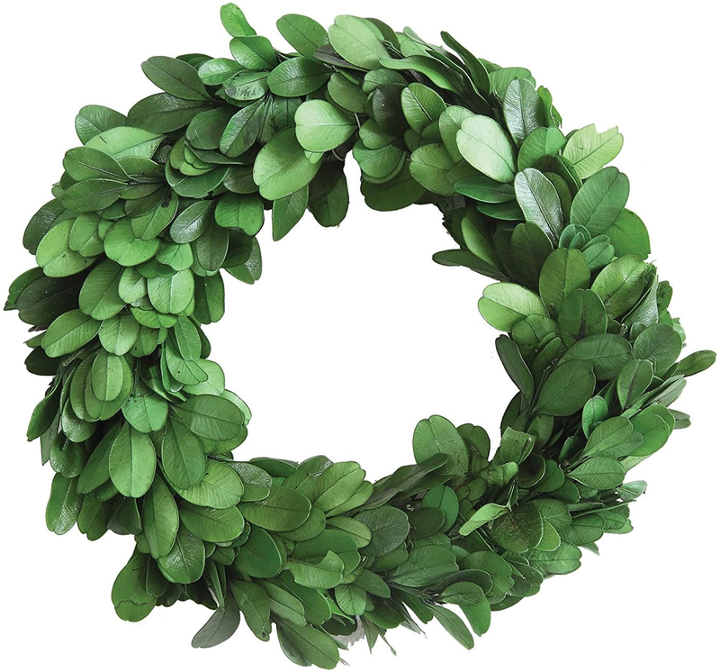 Creative Co-Op DA5819 round Boxwood Wreath, 6", Green Home & Garden > Decor > Seasonal & Holiday Decorations Creative Co-Op 6"  