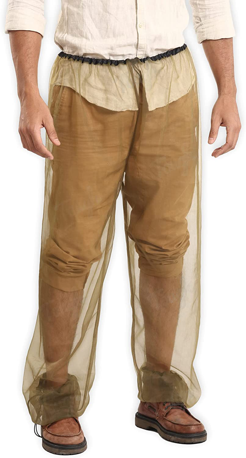 Mosquito Pants - Net Bug Pants & Mesh Bug Pants for Outdoor Protection from Bugs, Flies, Gnats, No-See-Ums & Midges - Mosquito Proof Clothing for Men & Women - W/ Free Carry Pouch Sporting Goods > Outdoor Recreation > Camping & Hiking > Mosquito Nets & Insect Screens Tough Outdoors Pants Only - Small / Medium  