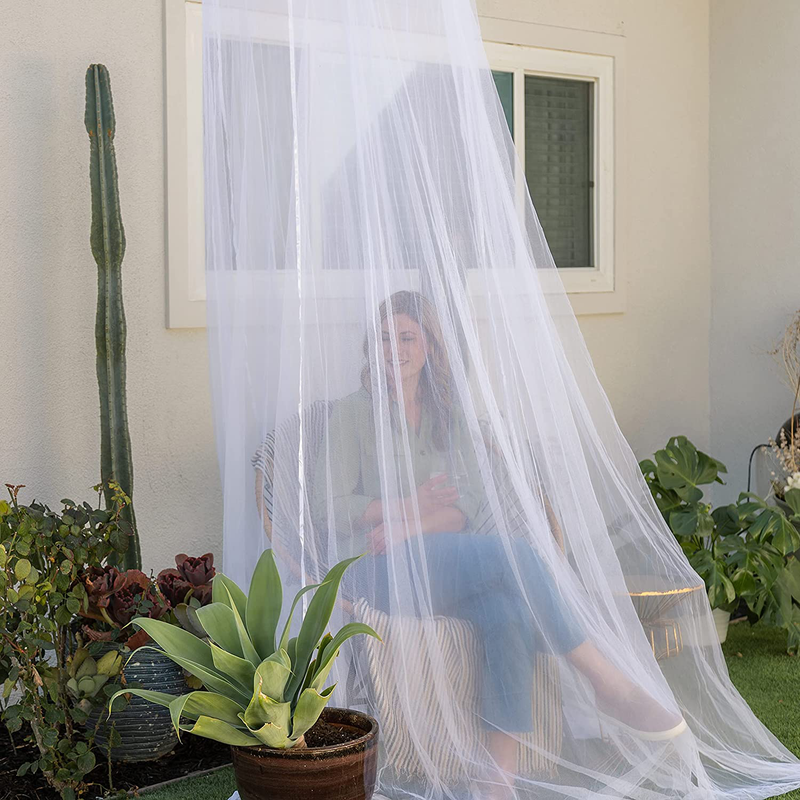 EVEN NATURALS Luxury Mosquito Net Bed Canopy, Large: for Single to Queen Size, Quick Easy Installation, Finest Holes: Mesh 300, Curtain Netting with Entry, Storage Bag, No Chemicals Added Sporting Goods > Outdoor Recreation > Camping & Hiking > Mosquito Nets & Insect Screens EVEN NATURALS   