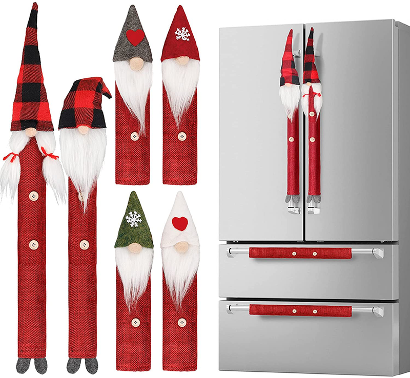 D-FantiX Gnome Christmas Refrigerator Handle Covers Set of 8, Adorable Swedish Tomte Kitchen Appliance Handle Covers Microwave Oven Dishwasher Fridge Door Handle Covers Protector Christmas Decorations Home & Garden > Decor > Seasonal & Holiday Decorations& Garden > Decor > Seasonal & Holiday Decorations D-FantiX   