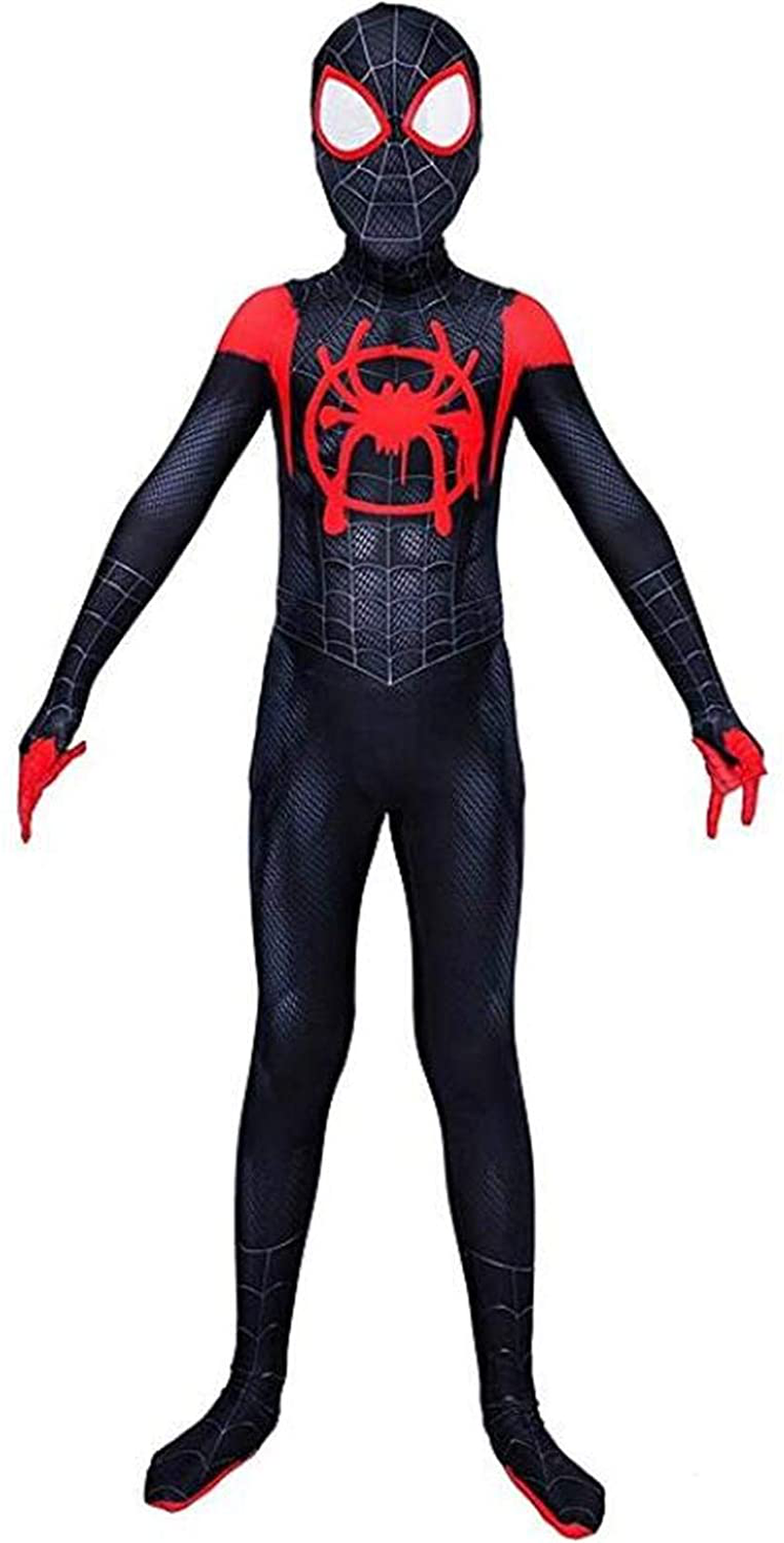 Cosplay Costume Kids Suits Halloween 3D Style Bodysuit Costumes Apparel & Accessories > Costumes & Accessories > Costumes Cosplay Costume Black Kid-M(Height 47-50Inch) 