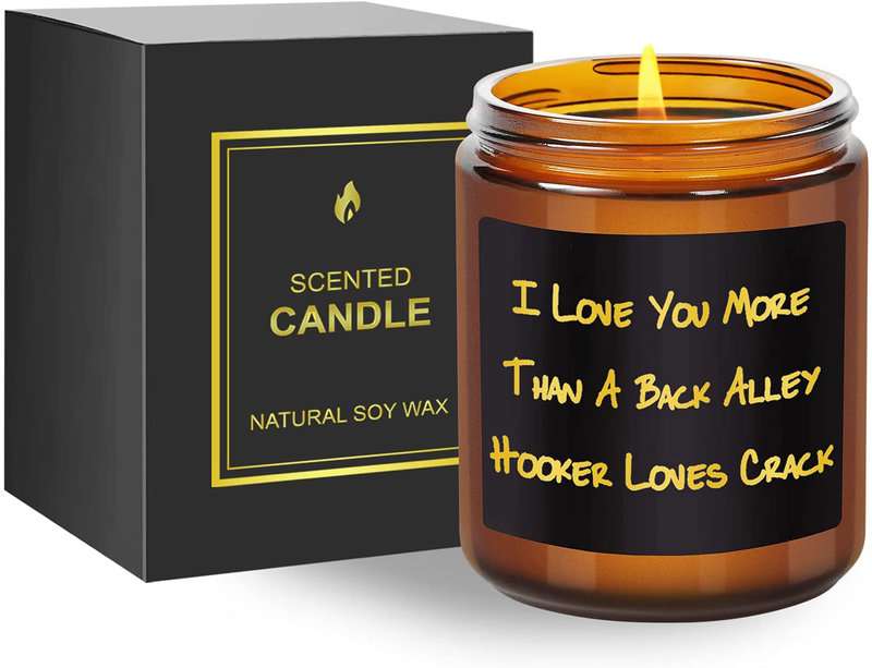 TASRUIMI Lavender Scented Candles - Funny Candles Gifts for Women - Valentines Day Gifts for Her - I Love You - Funny Birthday Gifts for Her, Wife, Girlfriend, Lover Home & Garden > Decor > Home Fragrances > Candles TASRUIMI   