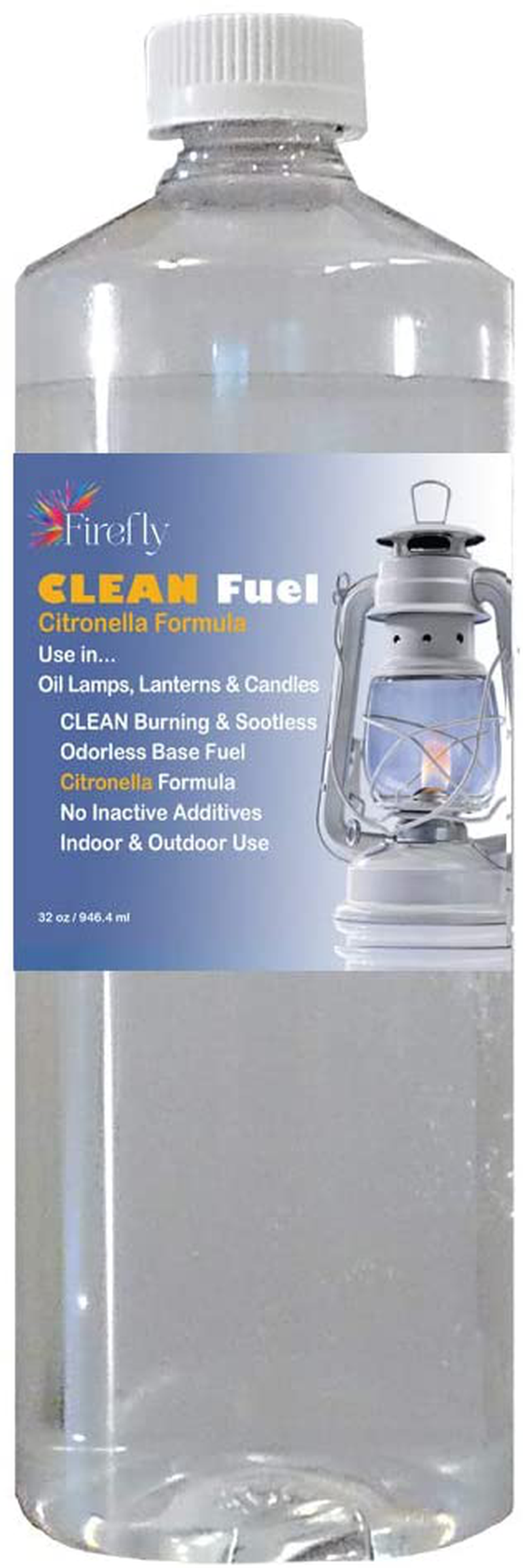 Firefly Kosher Clean Fuel Lamp Oil – Smokeless/Virtually Odorless – Longer Burning – 32 Ounces Home & Garden > Lighting Accessories > Oil Lamp Fuel Firefly Citronella Oil Formula 32 oz. 