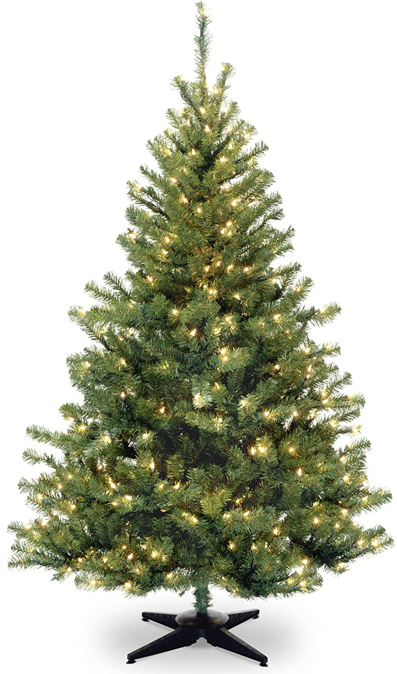 National Tree Company Pre-lit Artificial Mini Christmas Tree | Includes Pre-strung White Lights and Stand | Kincaid Spruce - 3 ft Home & Garden > Decor > Seasonal & Holiday Decorations > Christmas Tree Stands National Tree Company Tree 6 ft 