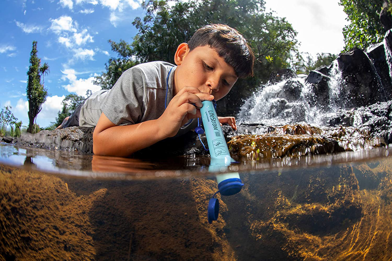 Lifestraw Personal Water Filter for Hiking, Camping, Travel, and Emergency Preparedness Sporting Goods > Outdoor Recreation > Camping & Hiking > Tent Accessories LifeStraw   