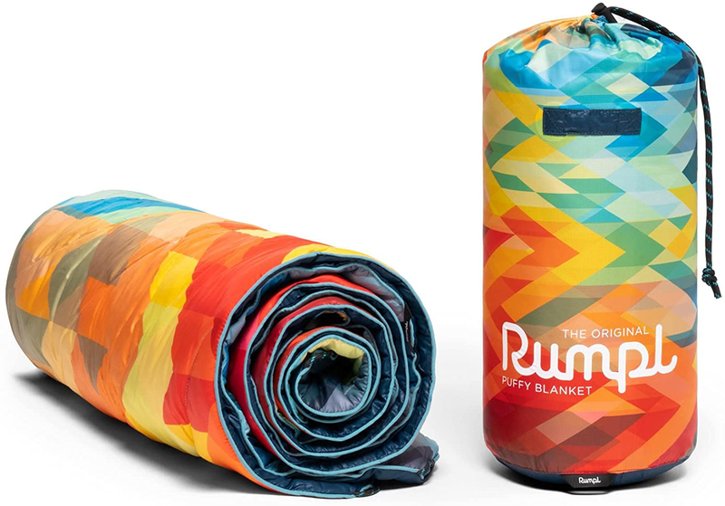 Rumpl The Original Puffy | Printed Outdoor Camping Blanket for Traveling, Picnics, Beach Trips, Concerts | Geo, 1-Person Home & Garden > Lawn & Garden > Outdoor Living > Outdoor Blankets > Picnic Blankets Rumpl   