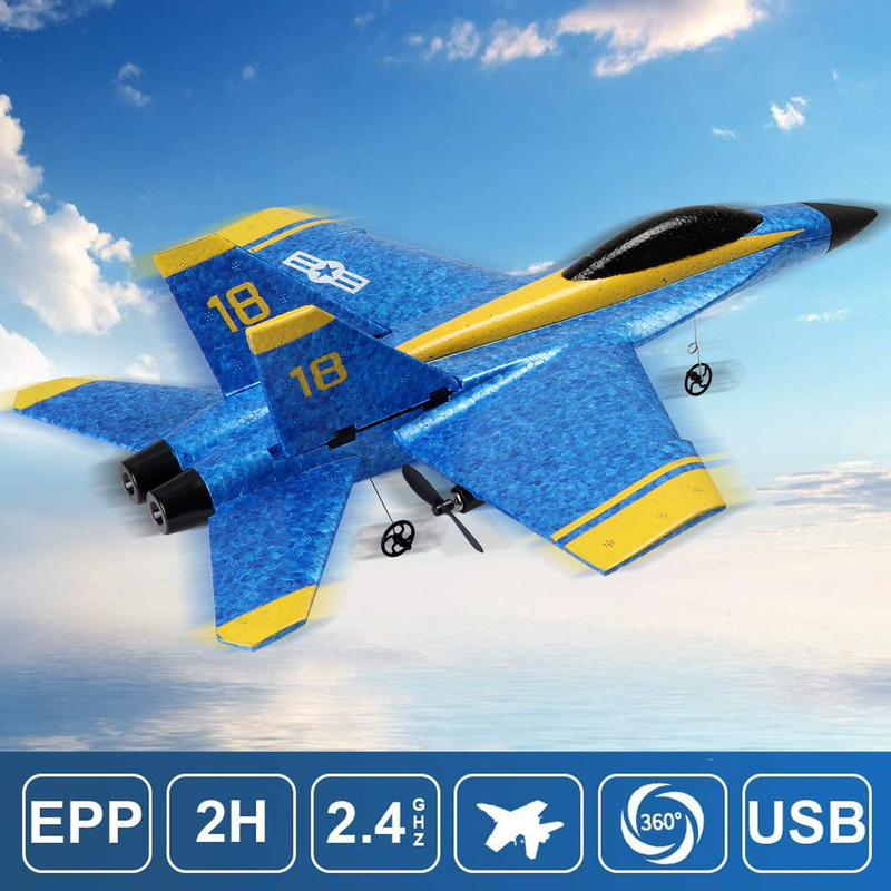 Techway Rc Plane 2 Channel Remote Control Airplane Ready to Fly Rc Planes for Kids Beginners and Adults,2.4GHZ RTF RC Gliding Aircraft Model Easy & Ready to Fly with 3 Batteries Cameras & Optics > Cameras > Film Cameras Techway   