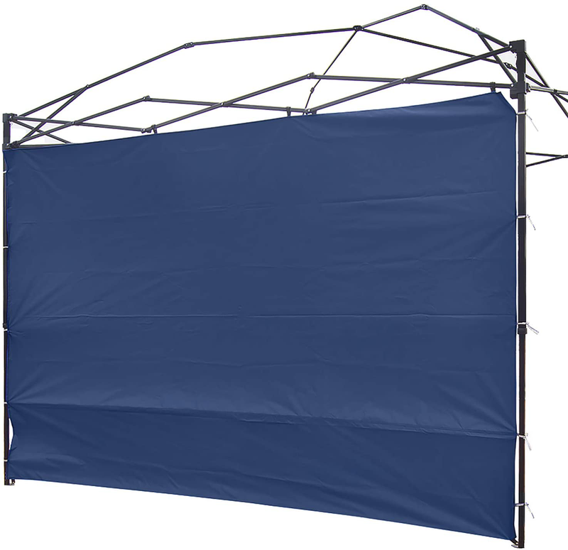 NINAT Canopy Sunwall 10 ft Sunshade Privacy Panel for Gazebos Tent Waterproof, Sun Wall for Straight Leg Gazebos,1 Pack Sidewall Only,Khaki Home & Garden > Lawn & Garden > Outdoor Living > Outdoor Structures > Canopies & Gazebos NINAT NavyBlue Panel Wall  