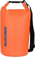 MARCHWAY Floating Waterproof Dry Bag 5L/10L/20L/30L/40L, Roll Top Sack Keeps Gear Dry for Kayaking, Rafting, Boating, Swimming, Camping, Hiking, Beach, Fishing  MARCHWAY Orange 30L 