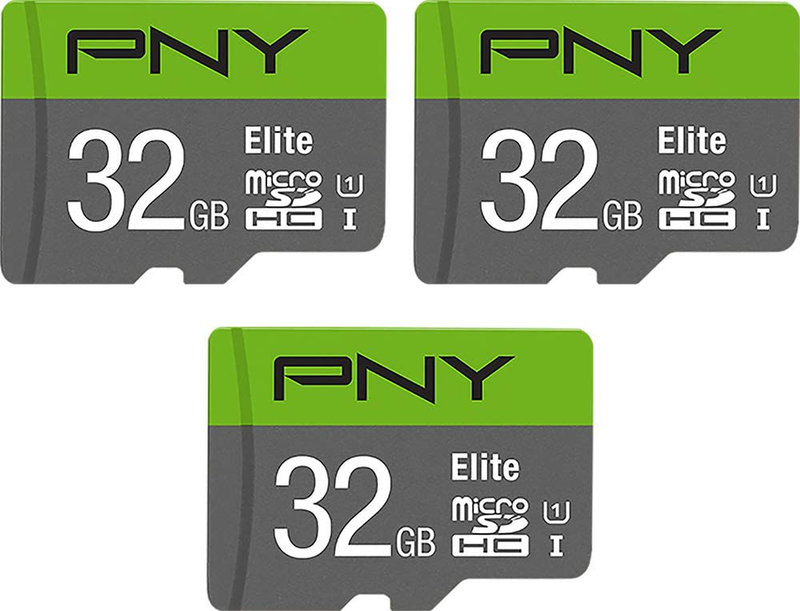 PNY 32GB Elite Class 10 U1 MicroSDHC Flash Memory Card 3-Pack, 32GB 3-Pack Electronics > Electronics Accessories > Memory > Flash Memory > Flash Memory Cards PNY 32GB 3-Pack  
