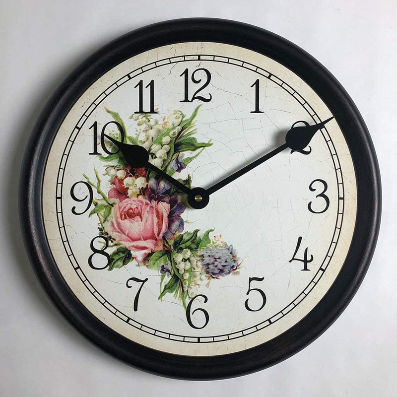 Lavender Large Wall Clock, 8 Sizes, Great for Bedroom, Living Room, Kitchen, Whisper Quiet, Handmade in The USA Home & Garden > Decor > Clocks > Wall Clocks The Big Clock Store 3. Country Floral 36-inch framed 