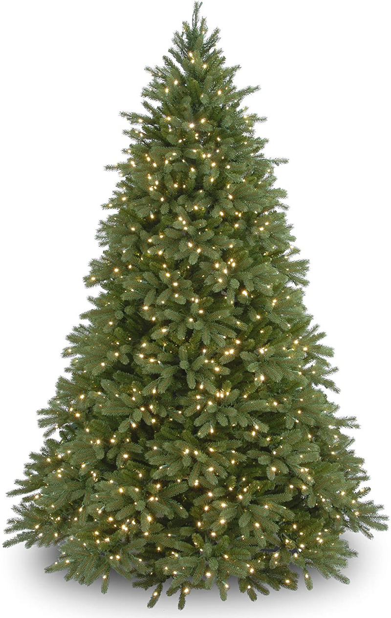 National Tree Company 'Feel Real' Pre-lit Artificial Christmas Tree | Includes Pre-strung White Lights and Stand | Jersey Fraser Fir Medium - 9 ft Home & Garden > Decor > Seasonal & Holiday Decorations > Christmas Tree Stands National Tree Company 9 ft  