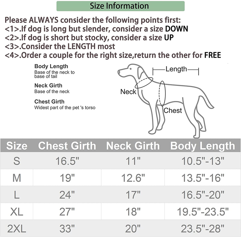 Dog Recovery Suit Body Suit after Surgery Dog Onesie Cone Alternatives Spay Neuter Suit Surgical Recovery Suit for Female Male Dogs Animals & Pet Supplies > Pet Supplies > Dog Supplies > Dog Apparel ETIAL   