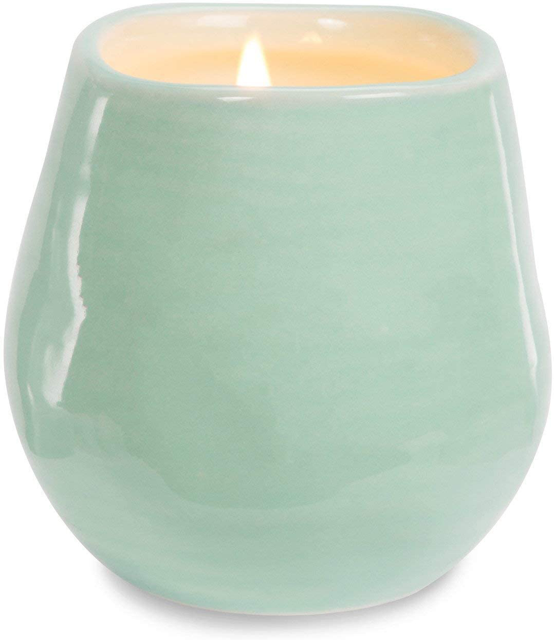 Pavilion Gift Company Plain Dandelion Weed Some See a Wish Green Ceramic Soy Serenity Scented Candle Home & Garden > Decor > Home Fragrances > Candles Pavilion Gift Company   