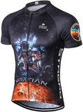 MR Strgao Men's Cycling Jersey Bike Short Sleeve Shirt Sporting Goods > Outdoor Recreation > Cycling > Cycling Apparel & Accessories Mengliya Astronaut 2 X-Large 