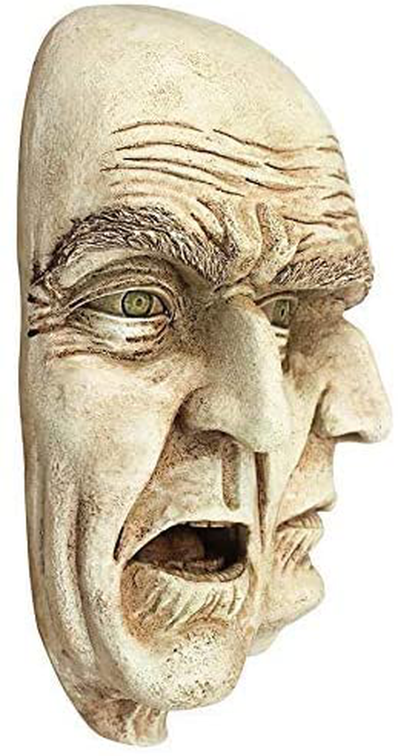 Design Toscano DB51037 Faces of a Nightmare Gothic Wall Sculpture, 10 Inch, Polyresin, Ancient Ivory Home & Garden > Decor > Artwork > Sculptures & Statues Design Toscano   
