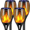 FiveHome 96 LED Colorful Solar Torch Lights Outdoor 4 Pack, 31 Inch Multi-Color Solar Patio Garden Pathway Light Waterproof with Auto On/Off Dusk to Dawn Home & Garden > Decor > Seasonal & Holiday Decorations& Garden > Decor > Seasonal & Holiday Decorations FiveHome Warm Light 4 