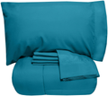 Sweet Home Collection 5 Piece Comforter Set Bag Solid Color All Season Soft Down Alternative Blanket & Luxurious Microfiber Bed Sheets, Twin, Red Home & Garden > Linens & Bedding > Bedding Sweet Home Collection Teal Full 