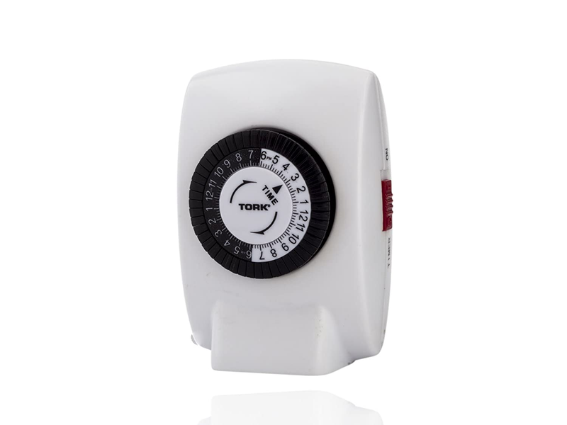 NSI Industries TORK 401A Easy-Set Indoor 15-Amp Mechanical Plug-In Lighting and Appliance Timer - Multiple On/Off Settings - Compatible with Incandescent/Compact Fluorescent/LED - Features 1 Outlet Receptacle Home & Garden > Lighting Accessories > Lighting Timers NSI 402B  