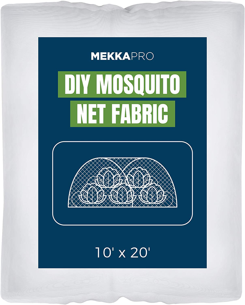 MEKKAPRO XL Mosquito Bug Screen Netting, 10Ft X 20Ft, Garden Netting for Vegetables, Flowers, Fruits, Plants Barrier Insect Bird Sporting Goods > Outdoor Recreation > Camping & Hiking > Mosquito Nets & Insect Screens MEKKAPRO 10' x 20'  