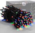 HOME LIGHTING 66ft Christmas Decorative Mini Lights, 200 LED Green Wire Fairy Starry String Lights Plug in, 8 Lighting Modes, for Indoor Outdoor Xmas Tree Wedding Party Decoration (Blue) Home & Garden > Decor > Seasonal & Holiday Decorations& Garden > Decor > Seasonal & Holiday Decorations HOME LIGHTING Multicolor  