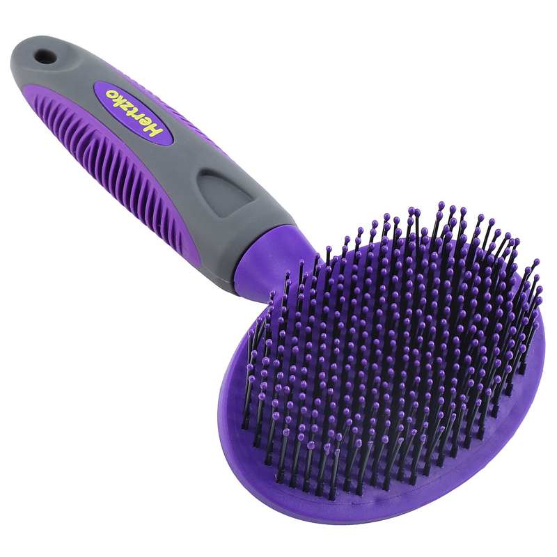 Soft Pet Brush by Hertzko - For Dogs and Cats – for Detangling and Removing Loose Undercoat or Shed Fur for large and small animals – Ideal for Everyday Brushing Long and Short Hair for Sensitive Skin Animals & Pet Supplies > Pet Supplies > Dog Supplies Hertzko Default Title  