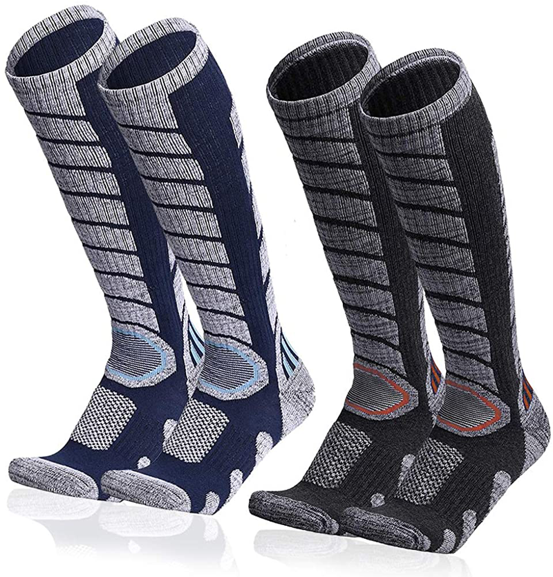 Ski Socks for Men Women Snowboarding Socks Skiing Calf Socks Winter Long Socks  SUPTIK Default Title  